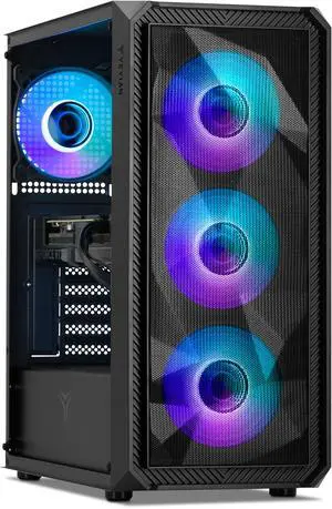 YEYIAN Gaming PC. Intel Core i5 14400F, NVIDIA RTX 4060, 1 TB NVMe, 32GB DDR5, 650W 80+ GOLD, Windows 11 Home. Model YPI-TA44F0C-4601U