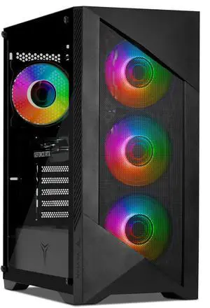 YEYIAN Gaming PC. Intel Core i5 14400F, NVIDIA RTX 5060 Ti 8GB GDDR7, 1 TB NVMe, 32GB DDR5, 650W 80+ GOLD, Windows 11 Home. Model YPI-ED44F0C-56T1U