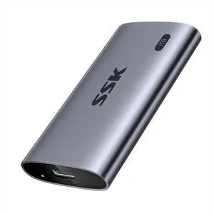 SSK Portable SSD 1 TB, up to 2000 MB/s External Solid State Drives, USB 3.2 Gen2X2 NVMe SSD External Hard Drive, Ultra Low Power for iPhone 15/ MacBook/Pro/OTG Phone/Laptops