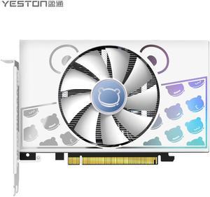 Yeston Radeon RX 6500 XT 4GB D6 GDDR6 6nm video cards Desktop computer PC Video Graphics Cards support PCIExpress 40 1DP1HDMIcompatible graphics card