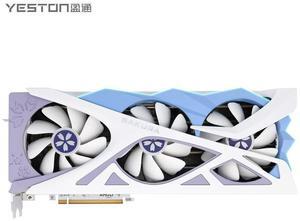 Yeston Sakura Radeon RX 9070 XT 16G GDDR6 256bit 4nm  Desktop computer PC Video Graphics Cards support PCI-Express 5.0 3*DP+1*HDMI-compatible ARGB graphics card Sakura