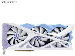 Yeston Sakura GeForce RTX 4070 Ti Super 16GB GDDR6X PCI Express 4.0 Video Card HDMI 2.1*1 + DP1.4a*3 video cards Desktop computer PC video gaming graphics card