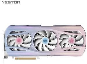 Yeston Atlantis Radeon RX 9070 XT 16GB GDDR6 Graphics Card - AMD RX 9000 Series GPU with PCIe 5.0, Triple-Fan ARGB Cooling for 1440p/4K Gaming and Content Creation DP+ HDMI-compatible Video Graphics Yeston Atlantis Radeon RX 9070 XT 16GB GDDR6 Graphics Card - AMD RX 9000 Series GPU with PCIe 5.0, Triple-Fan ARGB Cooling for 1440p/4K Gaming and Content Creation DP+ HDMI-compatible Video Graphics