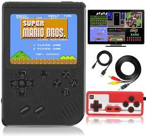 Handheld Game Console, 400 Classic Fc Games, Mini Handheld Game Console With 3.0-Inches Color Screen , 1020Mah Rechargeable Battery That Can Connect To Tv And Two Players