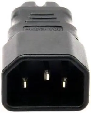 CHENYANG  Standard Molded IEC 320 C14 Socket to IEC C7 Plug AC Power Adapter Set UL Approved