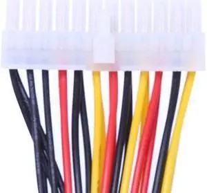 1PC ATX 20-Pin Male To 24-Pin Female Power Supply Adapter Cable For Laptop PC