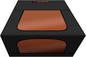 Laser Engraver Enclosure with 2 Vent 700x700x350mm Fireproof and Dustproof Protective Cover for Most Laser Engraving Machine