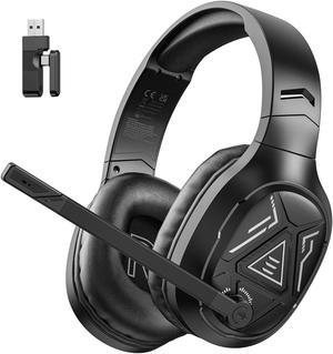 EKSA E5 BT 24GHz Wireless Gaming Headphones with Mic Bluetooth 53 20ms Low latency Wired Gaming Headset for PCPS4PS5XboxSwitch