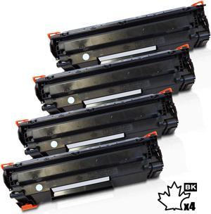 4 Inkfirst® Compatible Toner Cartridges Replacement for Canon 125 3484B001 MF3010 LBP6000 LBP6030w