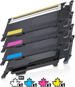 1 Set of 4 Inkfirst® Compatible Toner Cartridges Replacement for Samsung 407S 407 CLP320 CLP-325 CLP-325W CLX-3185