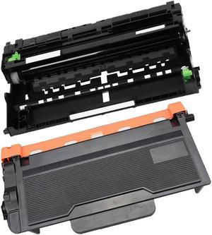 2PK Inkfirst® High Yield Compatible Toner Cartridge & Drum Unit TN850 DR820 Replacement for Brother TN-850 DR-820 HL-L5200