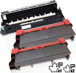 3PK-Inkfirst® High Yield Compatible Toner Cartridge Drum Unit TN-660 DR-630 Replacement for Brother TN660 DR630 (2TN+1DR)