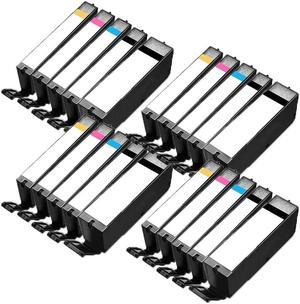 4 Set of 5 Inkfirst® Compatible PGI-250XL CLI-251XL PGI-250 CLI-251 Ink Cartridges Replacement for Canon PIXMA MX922 MG5420