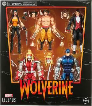 HASBRO MARVEL LEGENDS WOLVERINE 5-PACK OMEGA RED, CYBER, CALLISTO, JASON WYNGARDE