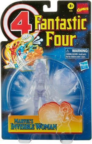 HASBRO MARVEL LEGENDS FANTASTIC FOUR RETRO MARVELS INVISIBLE WOMAN 6 FIGURE