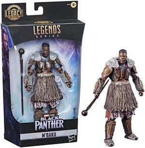 HASBRO MARVEL LEGENDS BLACK PANTHER 6 MBAKU ACTION FIGURE TARGET EXCLUSIVE