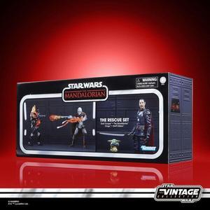 HASBRO STAR WARS VINTAGE COLLECTION: MANDALORIAN THE RESCUE SET 4-PACK SDCC 2022