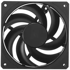 Cooler Master Mobius 120 VX Black 120mm PWM Fan with Ring Blade, Geometry Anti-Vibration, and Dynamic Oil Return Bearing,for PC Case, Liquid, and Air Coolers