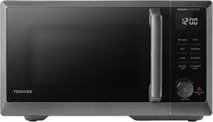 TOSHIBA 6-in-1 Inverter Microwave Oven with Air Fryer, MASTER Series Countertop Microwave, Healthy Air Fryer, Broil, Convection, Speedy Combi, Even Defrost 11.3'' Turntable Sound On/Off, 27 Auto Menu