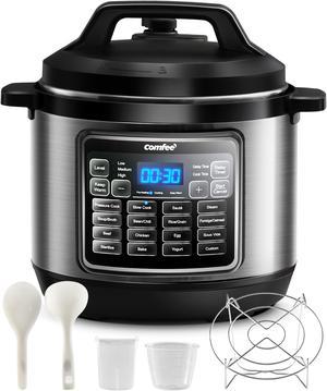 Galanz 12-in-1 Electric Pressure Cooker & Air Fryer with 12 Preset Programs  Including Slow Cook, AirFry, Dehydrate, Rice, Grill, Roast, Steam, Beans