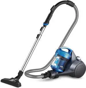 Eureka WhirlWind Bagless Canister 2.5L Vacuum Cleaner, Lightweight Vac for Carpets and Hard Floors, NEN110A, Blue corded