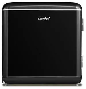 Comfee' 1.7 Cu.Ft Mini Fridge, Compact Retro Refrigerator, Energy Saving, Low Noise, Adjustable Thermostat, Single Door Small Fridge with Chiller Box for Bedroom, Office