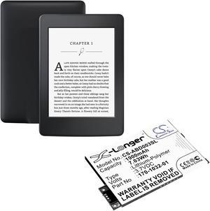 2-pack Battery Replacement for E-book, E-reader, 3.7V, 1900mAh, Compatible with Amazon Kindle,Kindle 3,Kindle III,Kindle 3 Wi-fi,Kindle 3G.Kindle Graphite