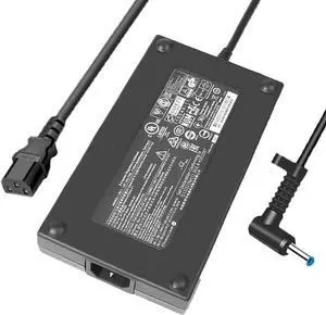 Silm 19.5V 10.3A 200W AC Adapter for HP ZBook 17 G3 17 G4 HSTNN-CA16, HSTNN-DA24, ADP-200CB BA, 608431-001, 609945-001, 608431-002, 677764-002, 644698-003, 645154-001, Laptop Charger Supply Power Cord