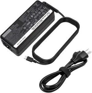 65W USB C AC Charger Fit for Lenovo ThinkPad P51S P52S TP25 T570 T580 T580P T590 ADLX65YDC3A ADLX65YCC3A ADLX65YLC3A Type C Laptop Power Supply Adapter Cord
