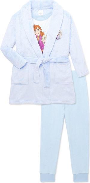 Disney's Frozen 2 Girls Pajama and Robe Set, 3-Piece - Large