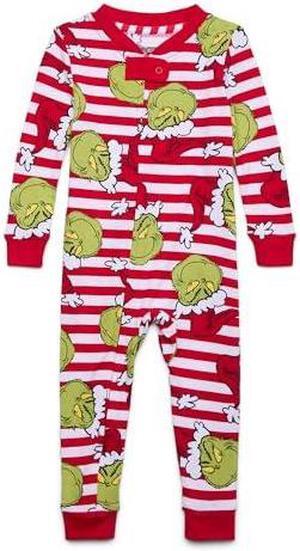 The Grinch who Stole Christmas Matching Family Pajamas Infant Boys Girls - 12M
