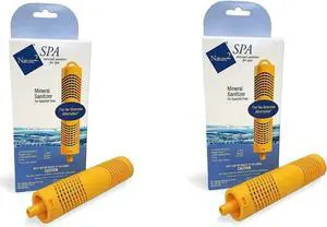 Nature2 Pool Products Mineral Filters Sticks for Hot Tub Swimming Pool (Yellow,2-Pack)