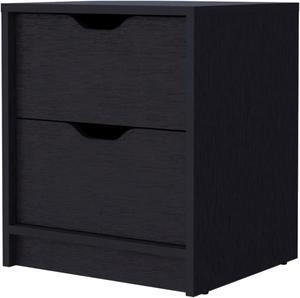 Dillon 2 Drawers Nightstand, Bedside Table with Storage