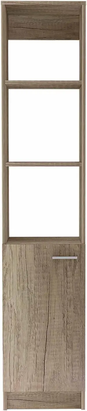 Kansas Linen Cabinet, Three Shelves, One Cabinet