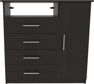 Carolina Four Drawer Dresser Single Door
