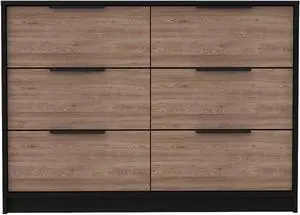 Marion Slide And Pull Dresser, Four Drawers