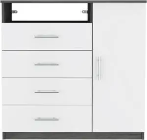 Carolina Four Drawer Dresser Single Door