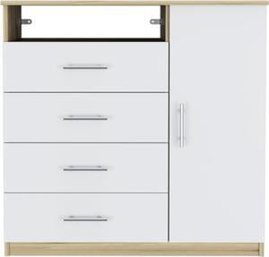 Carolina Four Drawer Dresser Single Door