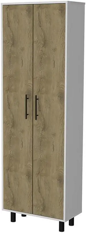Oklahoma Tall Pantry Cabinet, Cupboard Storage Organizer with 5-Shelf