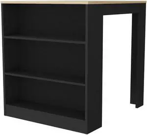 Alameda Kitchen Island, Three Drawers Concealed