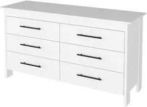 Brooklyn 23 Kitchen Island, Two Shelves, One Drawer