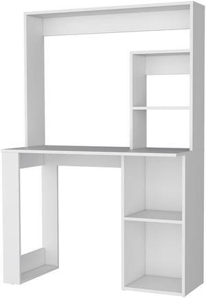 Carroll Computer Desk with Hutch and Storage Shelves