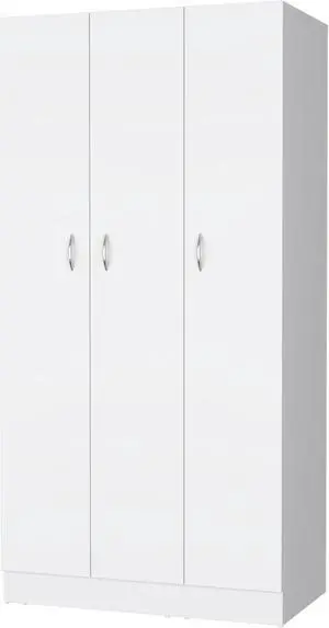 Casper Wardrobe with 2-Drawers, Hanging Rod and 3-Doors
