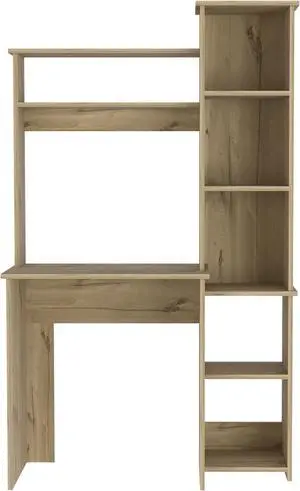 Nashville Writing Desk, Six Shelves