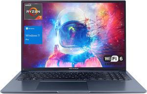 ASUS Business VivoBook 16 Laptop 16 WUXGA 1920 x 1200 Screen AMD Ryzen 7 5800HS 40GB RAM 2TB SSD Webcam HDMI WiFi 6 Windows 11 Pro Blue