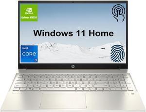 HP Pavilion Laptop, 15.6" FHD Touchscreen, Intel Core i7-1355U, NVIDIA GeForce MX550, 64GB RAM, 1TB SSD, Fingerprint Reader, Backlit KB, Webcam, HDMI, Type-C, Wi-Fi 6, Windows 11 Home, Gold