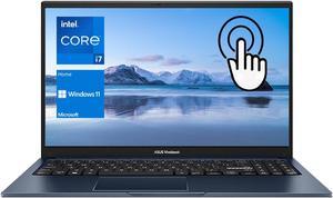 ASUS Vivobook Laptop 156 FHD Touchscreen Intel Core i71255U Processor 16GB RAM 512GB SSD Backlit Keyboard Numeric Keypad Webcam HDMI WiFi 6 Windows 11 Home Blue