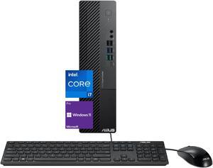 ASUS ExpertCenter Business SFF Small Form Factor Desktop Intel Core i711700 64GB RAM 1TB PCIe SSD Display Port VGA WiFi Windows 11 Pro Wired Keyboard  Mouse Black