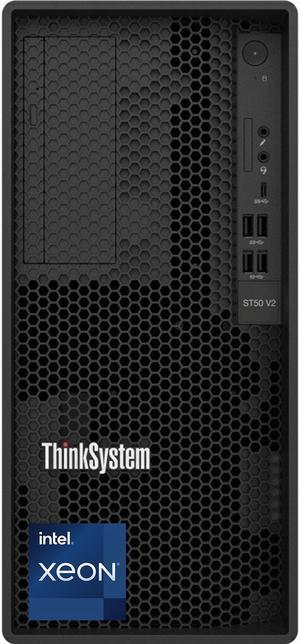 Lenovo ThinkSystem ST50 Business Server Tower, Intel Xeon E-2356G 6-Core 3.2GHz Processor up to 5.0GHz, 16GB TruDDR4 3200 MHz UDIMM, 2TB HDD Storage, No Operating System