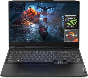 Lenovo IdeaPad Gaming 3 Laptop 156 120 Hz FHD Display AMD Ryzen 7 7735HS NVIDIA GeForce RTX 4050 16GB DDR5 RAM 512GB SSD Backlit KB WiFi 6 RJ45 HDMI Windows 11 Home Grey